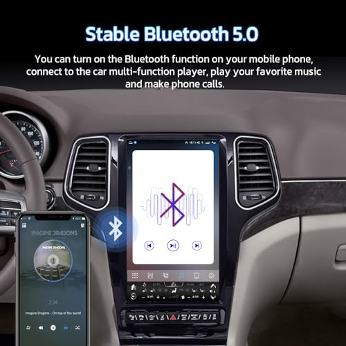 Actualización de radio estéreo de coche Android 12 de 13.6 p
