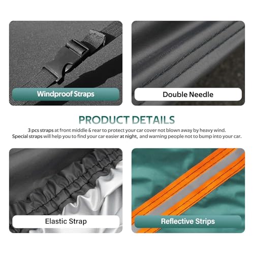 Funda compacta impermeable para automóvil SUV para todo tipo