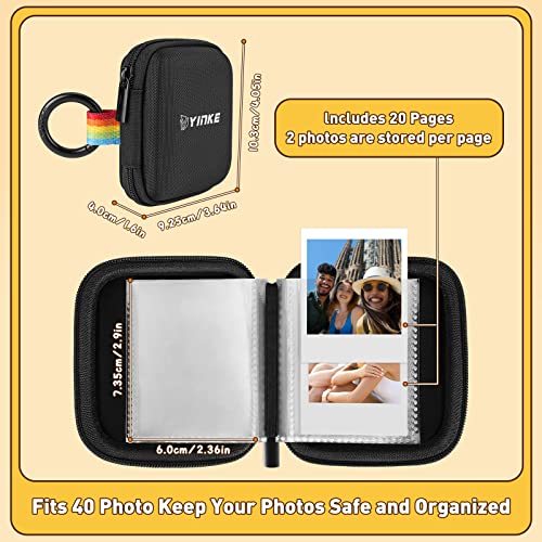 YINKE Álbum de fotos de bolsillo para Polaroid Go Film y Pol