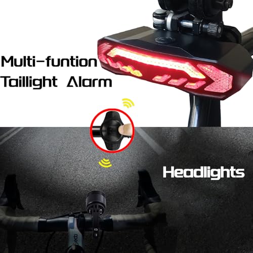 Luz trasera inteligente para bicicleta con señales de giro y
