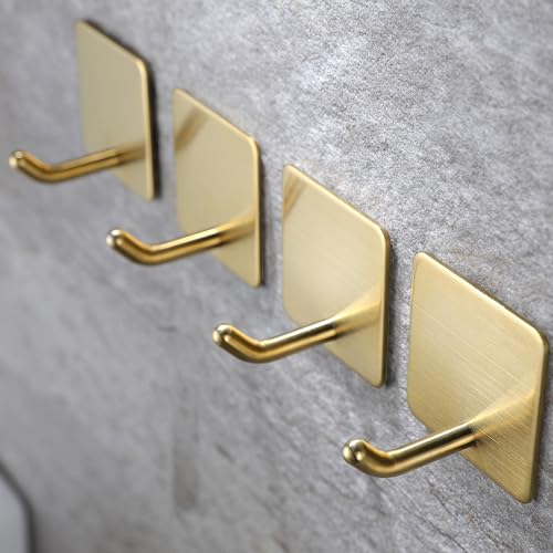 YIGII Ganchos adhesivos para toallas/gancho de baño, ganchos