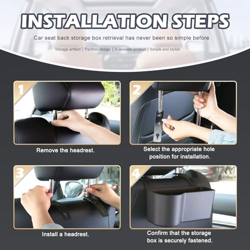 Soporte de comida para asiento trasero de automóvil, soporte
