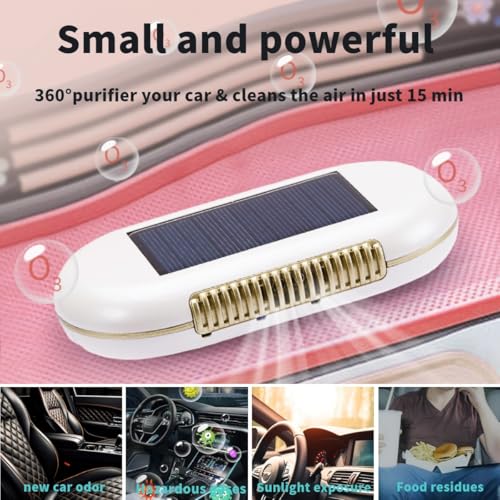 Purificador de aire de automóvil alimentado por energía sola