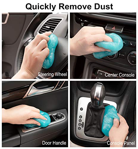 TICARVE Paquete de 2 gel de limpieza para masilla de coche,