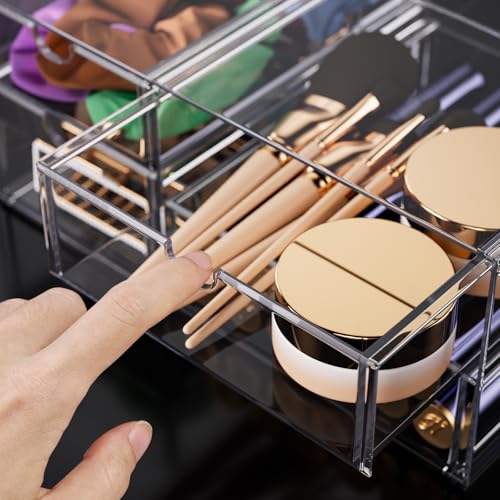 Noverlife Organizador de accesorios acrílicos para el cabell