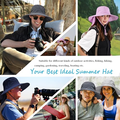 ZOORON Sombrero de sol para hombres y mujeres, sombrero de p