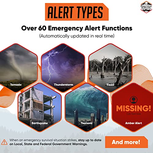 Radio meteorológica NOAA de emergencia con bandas de radio A