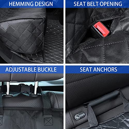 BESULEN Funda de asiento de automóvil para perro para asient
