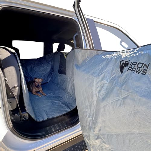 Funda de asiento de coche para perro con protector de arañaz