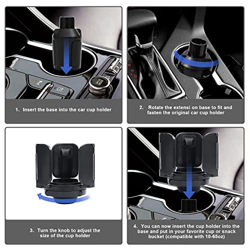 Expansor de portavasos ajustable para automóvil, expansor de