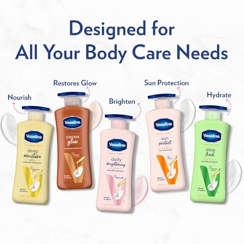 Vaseline Loción corporal de protección solar saludable brill