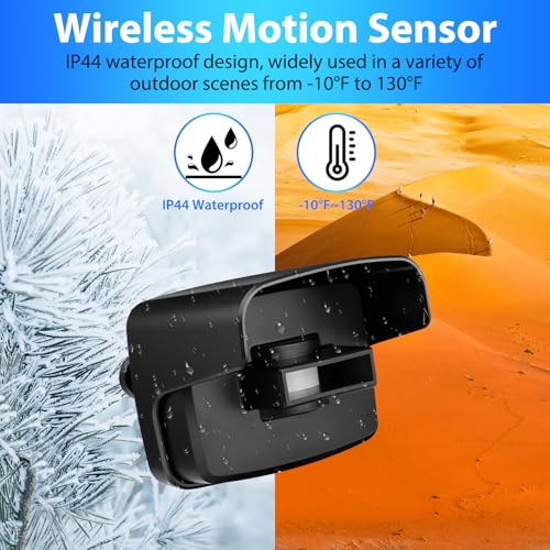 Alarma de entrada inalámbrica, sensor de movimiento y detect