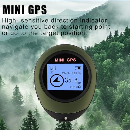 Mini buscador de ubicación GPS para viajar, rastreo de rutas