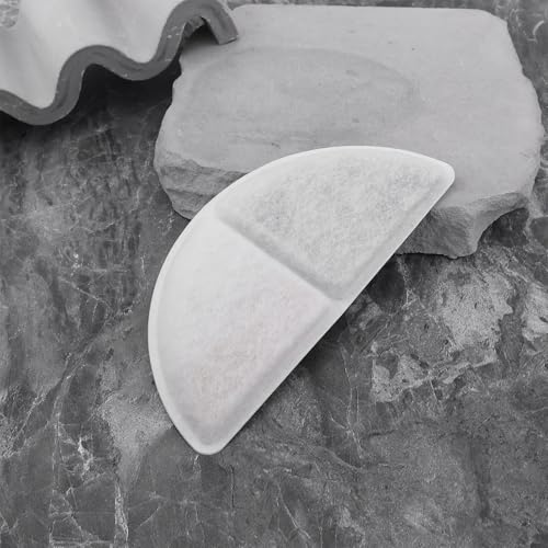 4 Pieces Semi-Circular Water Fountain Filter Cat Filter Repl