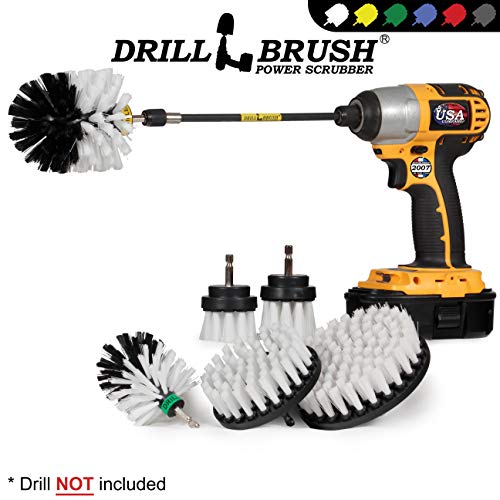 Kit de limpieza de Drill Brush, cepillos con conector para t