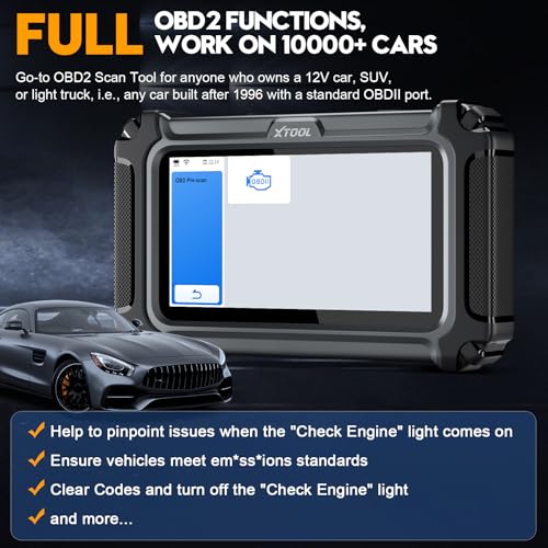 XTOOL Escáner D5S OBD2 - Lector de código 2025 para automóvi