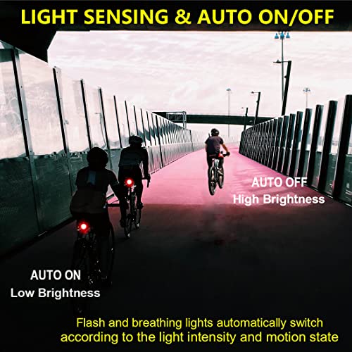 Luz trasera para bicicleta inteligente: luz trasera de freno