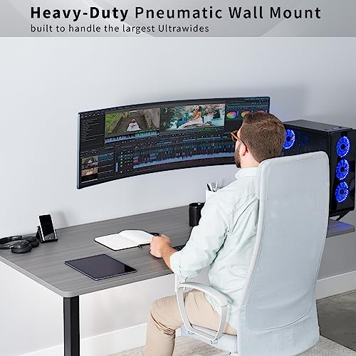 VIVO Brazo de monitor de aluminio de alta calidad para panta