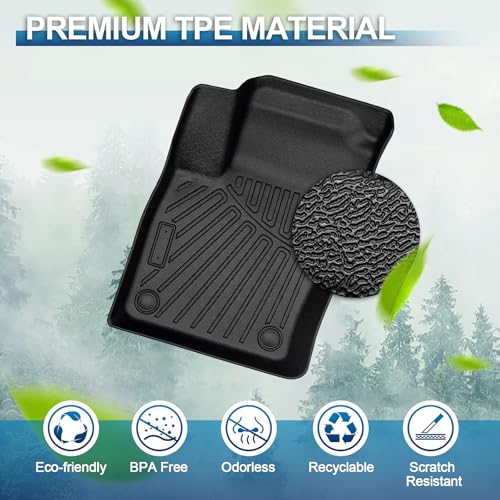 Peleus Alfombrillas para Nissan Kicks, TPE 2025, protección