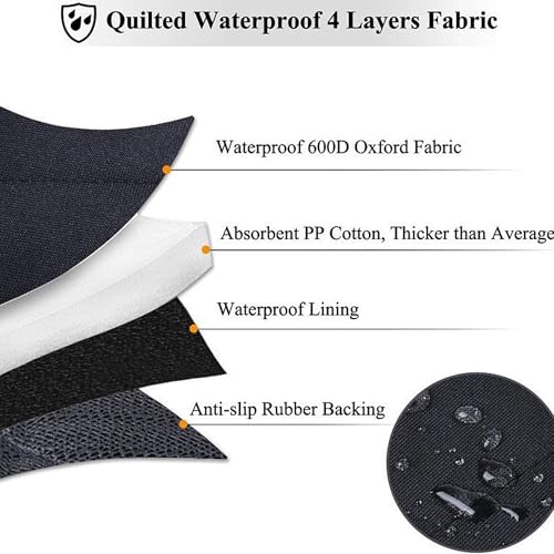 Fundas de asiento delantero para perro, funda impermeable pa