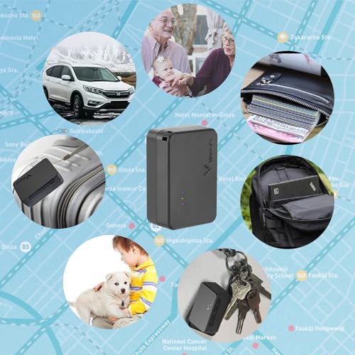 Rastreador GPS pequeño para vehículos magnético de 60 días d