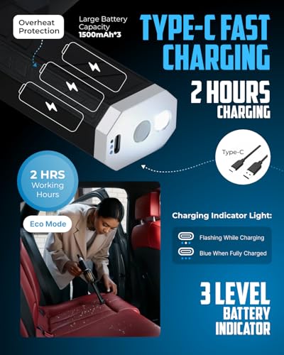 Aspirador portátil para automóvil "CrossClean 2 en 1 Aspirad