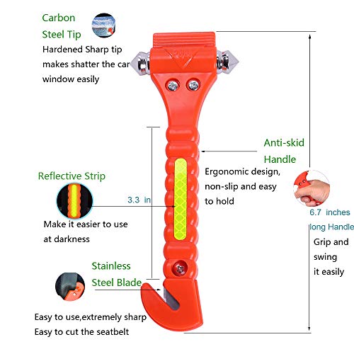 Go DeCho - Martillo de seguridad para automóvil, herramienta