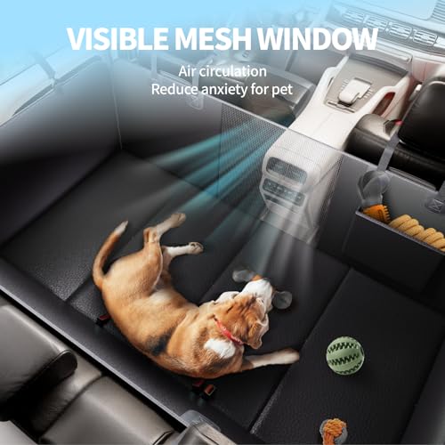 Extensor de asiento trasero para perros, funda de asiento de