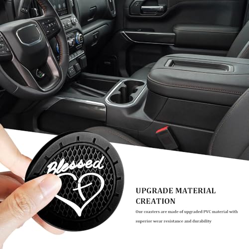 2 posavasos para automóvil, inserto de portavasos de 2.75 pu