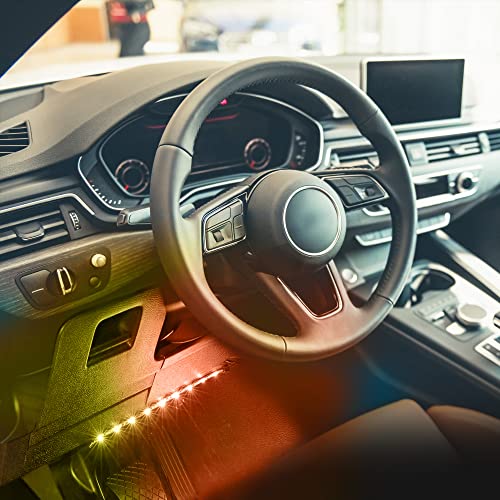 Monster - Luces LED multicolor Bluetooth para interior de au