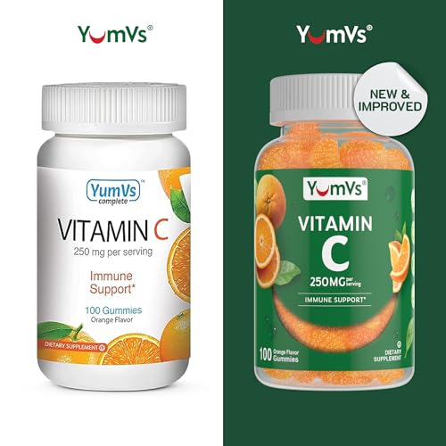 YumVs - Gomitas de vitamina C para adultos, 250 mg de gomita