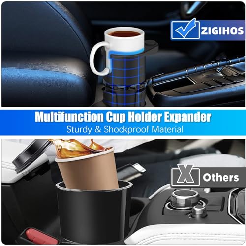 Base ajustable para portavasos de automóvil con soporte para