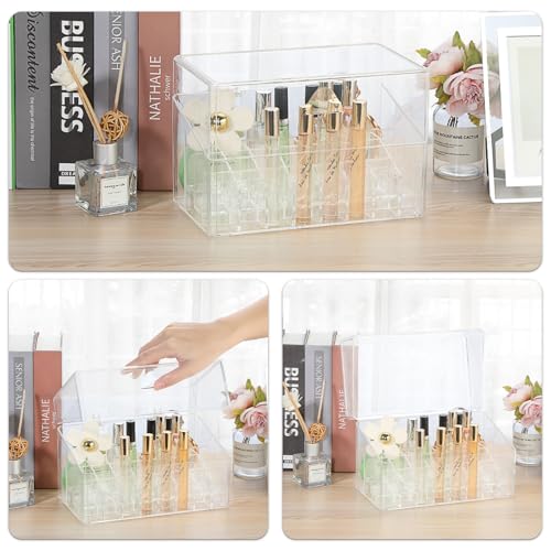 ELLDOO Organizador de perfume Rollerball, 26 espacios de acr