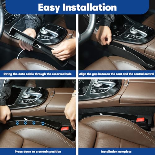 2Pacs - Llenador de huecos para asiento de automóvil, multif