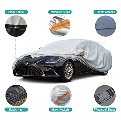 Funda de automóvil SUV de 6 capas para Toyota Land Cruiser (