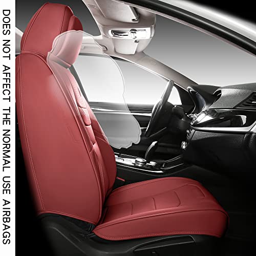 Fundas de asiento de automóvil de cuero de cobertura complet