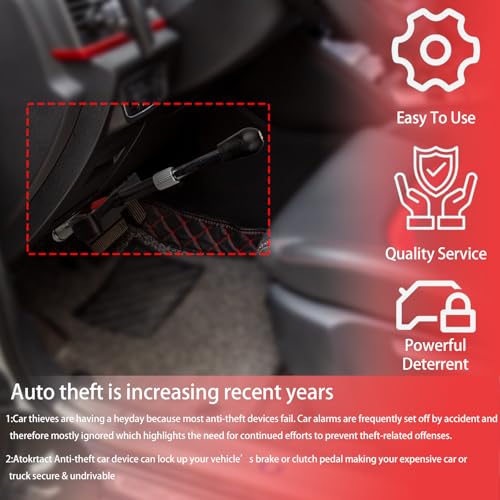 Cerradura de pedal de embrague de freno automotriz, disposit