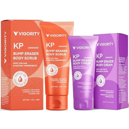 KP Bump Eraser Body Scrub & Keratosis Pilaris Lotion Set – T