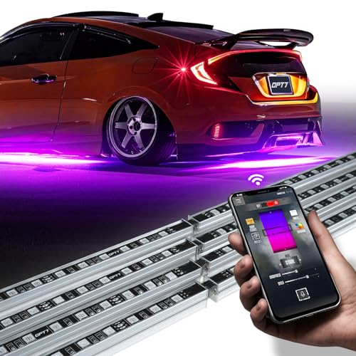 OPT7 Aura Pro - Kit LED para bajo cuerpo con Bluetooth., CAR