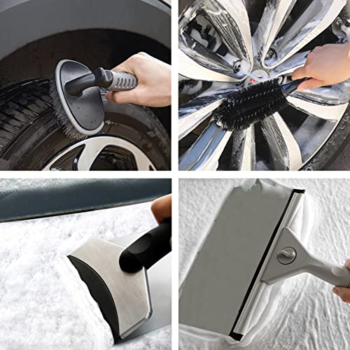 AUTODECO Kit de limpieza de lavado de autos de 30 piezas, ju