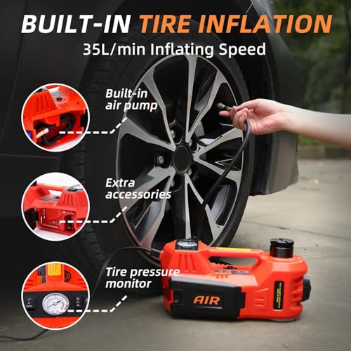 STANDTALL Kit de gato eléctrico de 5 toneladas y 12 V para a