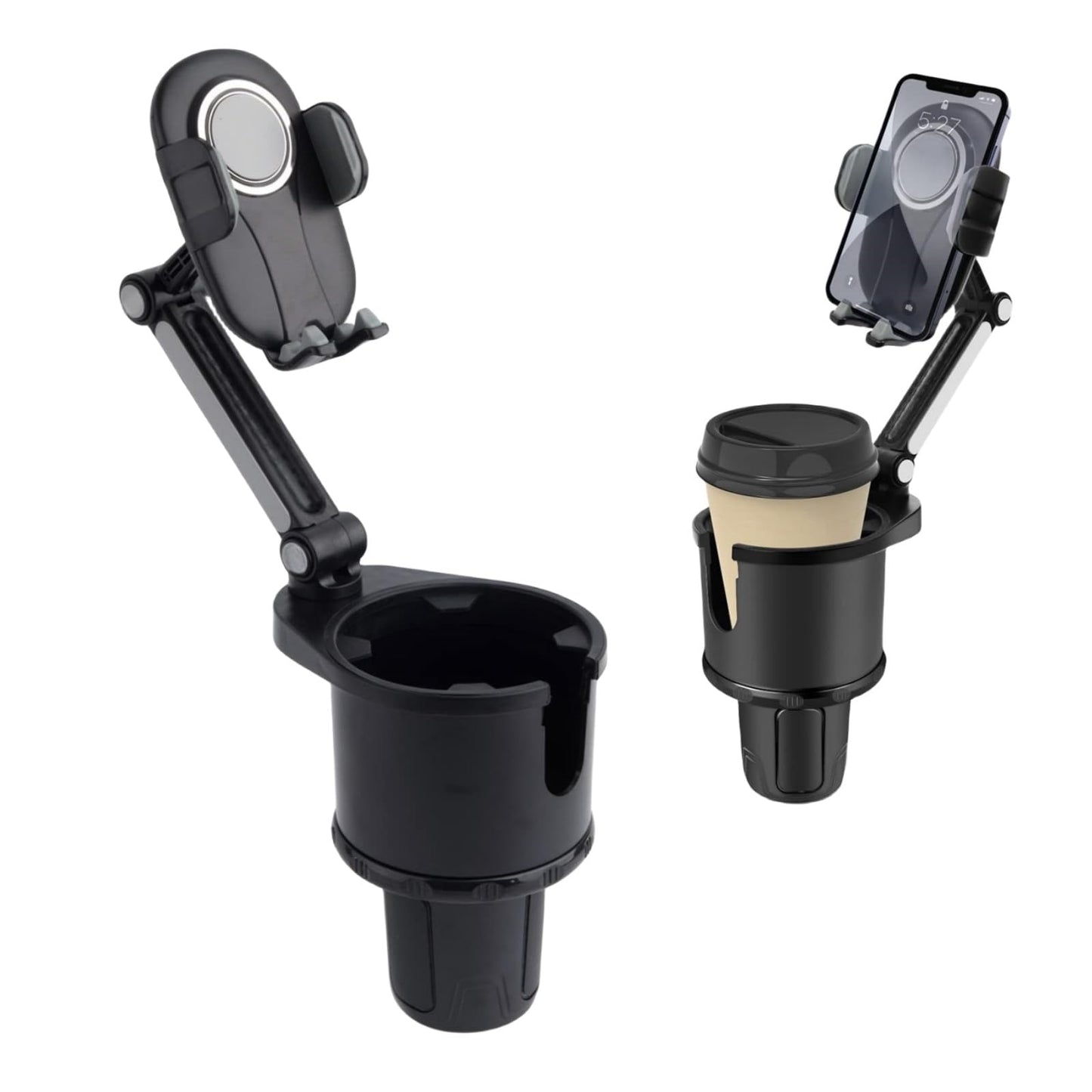 Base ajustable para portavasos de automóvil con soporte para