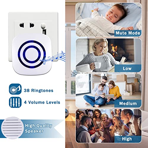Seanme Alarma con sensor de movimiento, alarma de entrada in