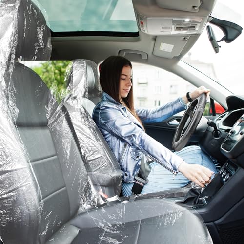 BBTO Juego de 30 fundas desechables para asiento de automóvi