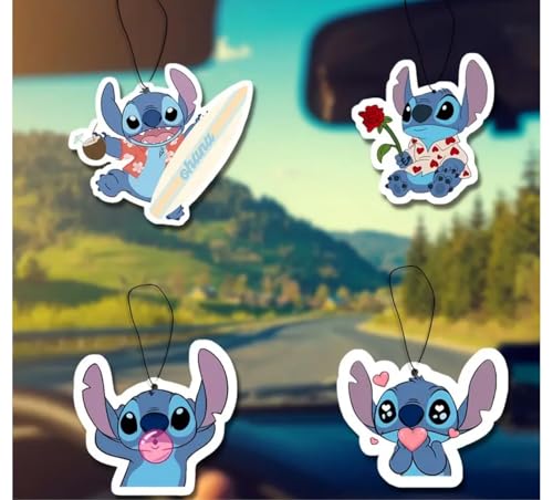 Rawan - Paquete de 4 piezas para ambientadores de automóvil,