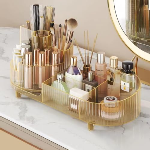Organizador de maquillaje giratorio, vitrina cosmética de gr