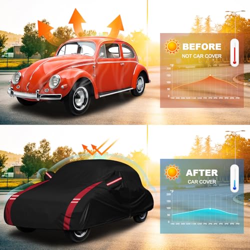 QUNSUNUS - Funda de automóvil de 6 capas para Volkswagen Bee