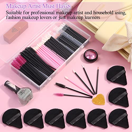 248 aplicadores de maquillaje desechables con soplos triangu