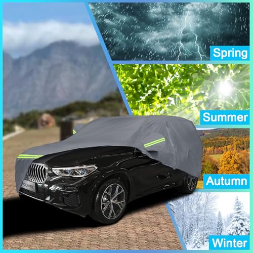 Funda universal para automóvil SUV, cubierta impermeable par