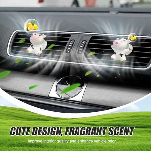 SuperKaKa Juego de 2 clips de ventilación de coche con diseñ